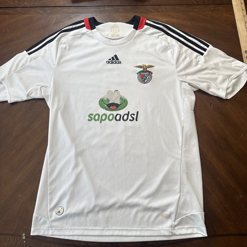 2008-09 BENFICA Away S/S No.10 AIMAR SUPER League jersey shirt Large Flaws