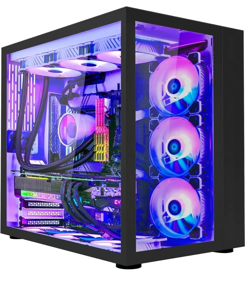 SZD S580 ATX Mid-Tower PC Gaming Case - Image 2 of 2
