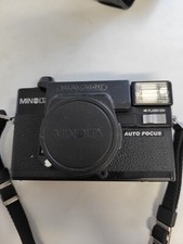 Minolta Hi Matic AF2 Film Camera w/ Case UNTESTED