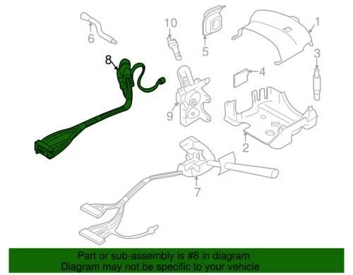 Interruptor de ignição genuíno GM 1999-2000 Chevrolet GMC Express Savana Astro 26075234 - Imagem 3 de 3
