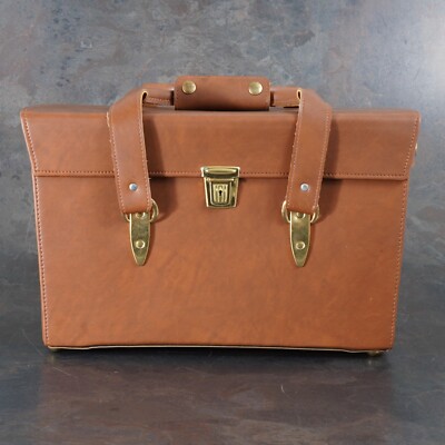 :[100% UNUSED] Perrin Nomad 705 Brown Leather Pro Camera Bag (15 x 10 x 7'')