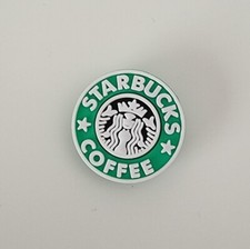 Starbucks Logo Coffee Espresso Latte Cappuccino Shoe Charm for Crocs, Foam Shoes