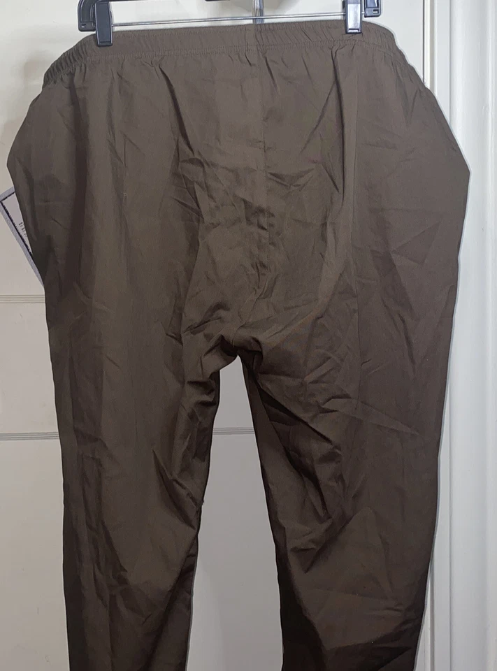 Dickies Easy Care Flare Medical Scrub Bottoms, Pants. Brown/pink 2XL. NWT! - Image 4 of 4