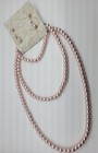 Faux Pearl Set Necklaces Bracelet Earrings Champagne Glass Beads Bridal Prom — photo 2