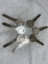 New 7 ilco Key Co X230 M229 Blank Keys  Automobile Made in USA