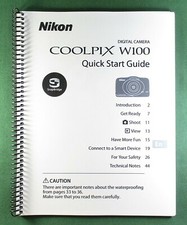 Nikon CoolPix W100 Quick Start Guide: 48 Pages  Protective Covers