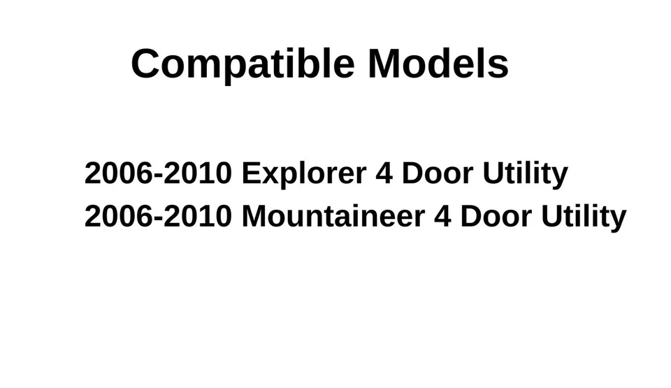 Fits 2006-2010 Ford Explorer / Mercury Mountaineer Rear Back Window Glass Foto 3 de 4
