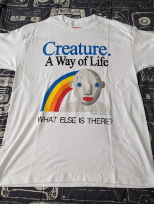 Creature World x Advisory Way of Life T Shirt mens size Large | eBay