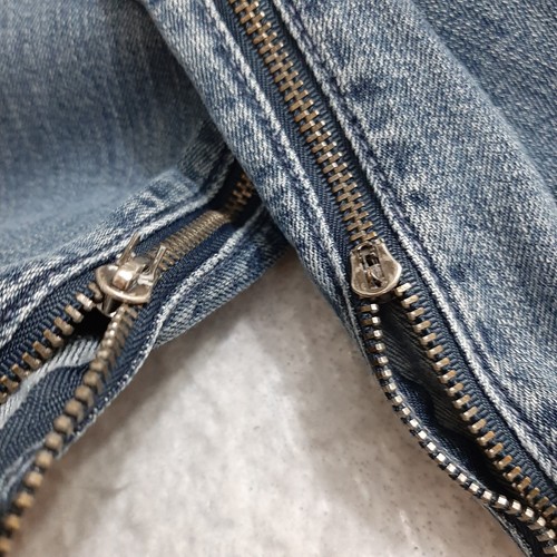 7 for all Mankind Ankle-Zip Skinny Denim Jeans Womens Size 25 (26x29) Stretchy - Picture 14 of 14