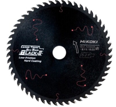 HIKOKI  Circular Super Chips Saw Black   For Wood 0033-4401 48Teeth 125mm Japan