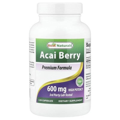 Acai Berry, 600 mg, 120 Capsules