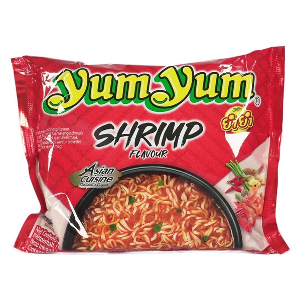 Yum Yum Instantnudel Shrimps 60G Instant Nudelsuppe Garnelengeschmack Asia-image