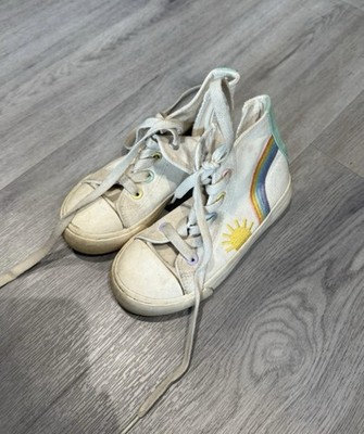 Primark Mädchen Rainbow Hightop Turnschuhe 10