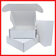 Small White Box 6 X 6 X 2 Inch 50 Pack Recyclable Corrugated Gift Mailers Storag