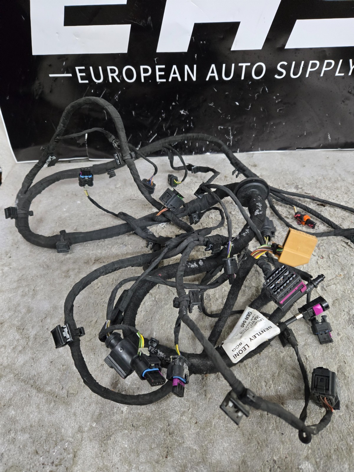 20-22 Bentley Bentayga 2nd Gen BY636-2 Rear Bumper Harness Cable 36A971104CS OEM
