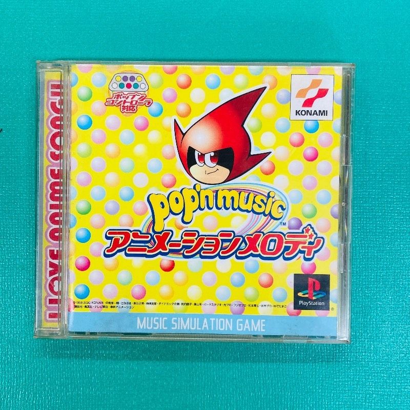 PS1 Pop'n Music Animation Melody KONAMI Konami PlayStation 1