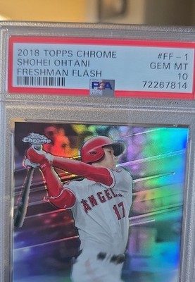 2018 Topps Chrome - Freshman Flash Shohei Ohtani #FF-1 (RC) PSA  10