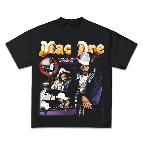 ●MAC DRE CD 激レア MAC MALL Tシャツセット Mac Dre The Game Is Thick Short Sleeve Black Unisex S-5XL T-Shirt