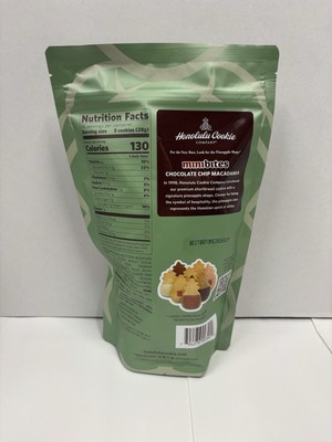 Honolulu Cookie Co. Mini Bites Chocolate Chip Macadamia Shortbread
