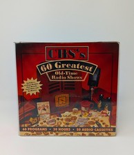 CBS's 60 Greatest Old-Time Radio Shows - 20 Audio Cassettes Complete Set