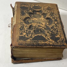 Antique 1883 Holy Bible Smith’s Standard Bible Presentation Apocrypha