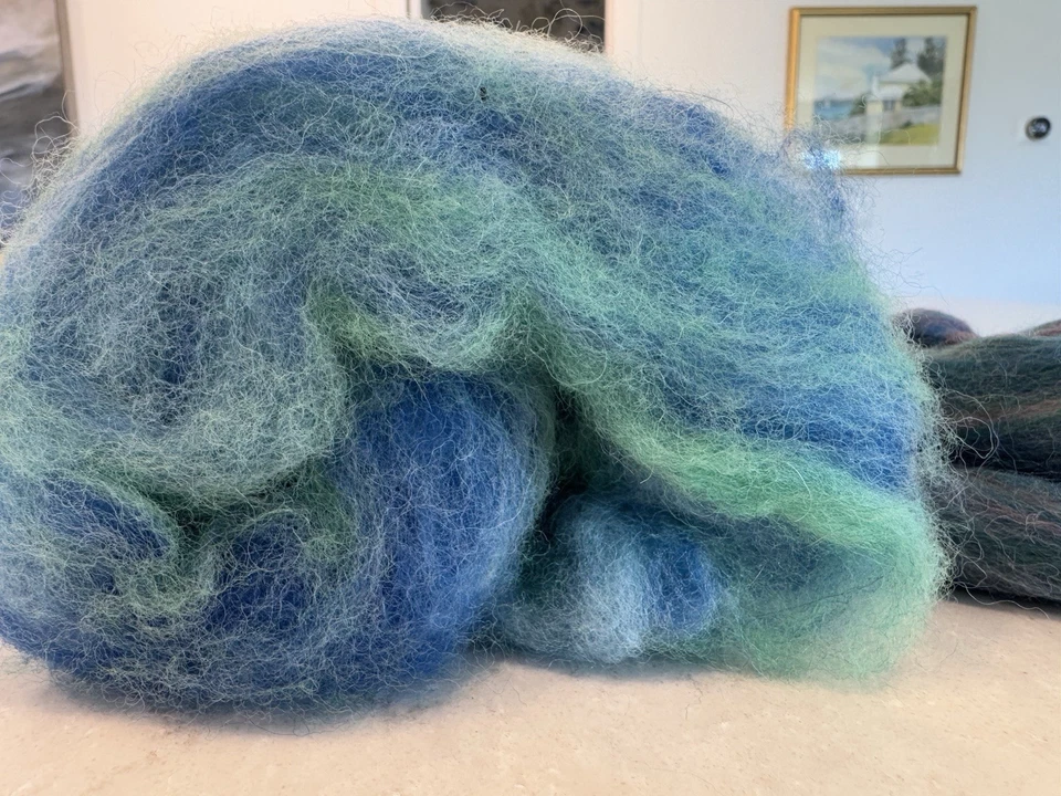 Hand Dyed Fleece For Spinning, Weaving Or Hooking - Image 3 of 4