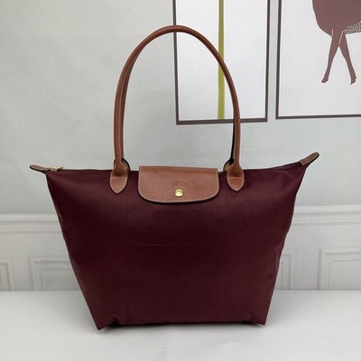 Longchamp Le Pliage weinrot Tote GRÖße L  CRU-7416