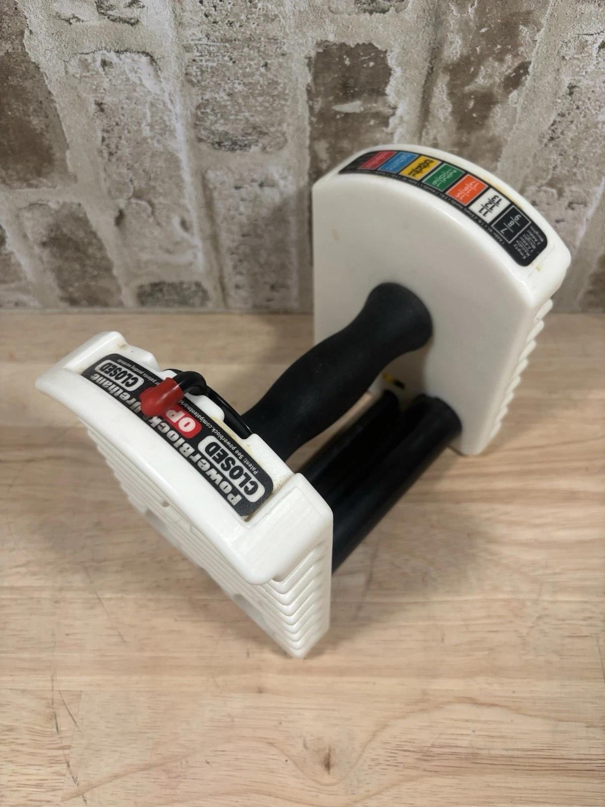⭐️Powerblock Urethane 33 u33 Handle Grips⭐️w/ 2 Adder Weights 2.5 Pounds Each⭐️