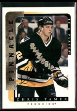 1996-97 Pinnacle Be a Player Chris Tamer Autographs #182 Pittsburgh Penguins