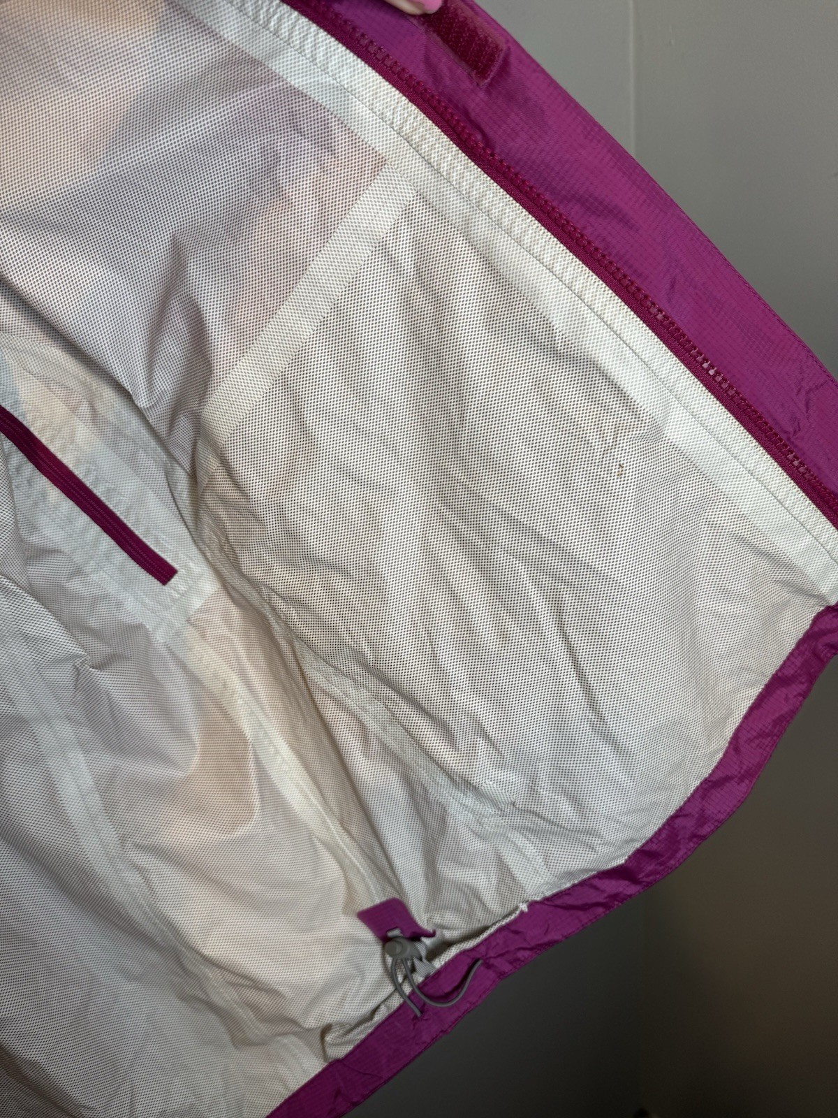 Women’s Patagonia Rain Jacket Large H2NO Torrentshell Pink/purple Hue Hooded thumbnail 8