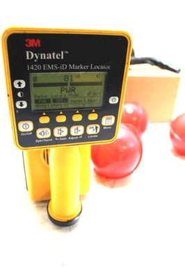 3M DYNATEL 1420 EMS/iD  MARKER LOCATOR SET 3 MARKER BALLS INCLUDED (100% TESTED)
