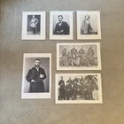 Civil War Reproduction Prints Generals Excellent Condition (Set Of 6)