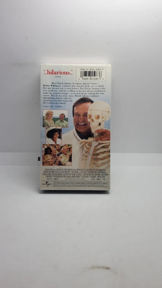 Patch Adams (1998 VHS) New - Image 2 of 3