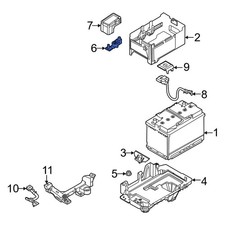For Kia Sorento 2021-2026 Kia 919803X010 Battery Cable Terminal End