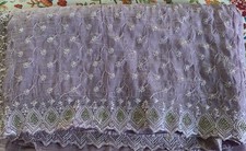 Indian Party Wear Soft Crush Tissue Saree In Light Purple.