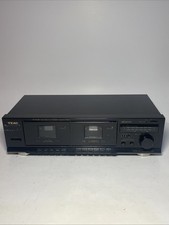TEAC W 500R Auto Reverse Double Cassette Deck - Tested  Working