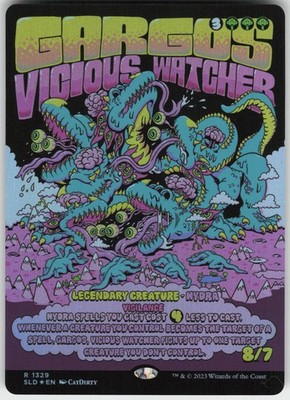 Gargos, Vicious Watcher Secret Lair Drop Series Foil Rare Magic: The Gathering