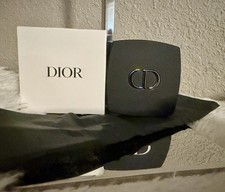 Dior Mirror Square Compact Makeup Mirror Black with Box