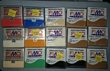 Polymer Clay FIMO Classuc And Soft Lot Of 15