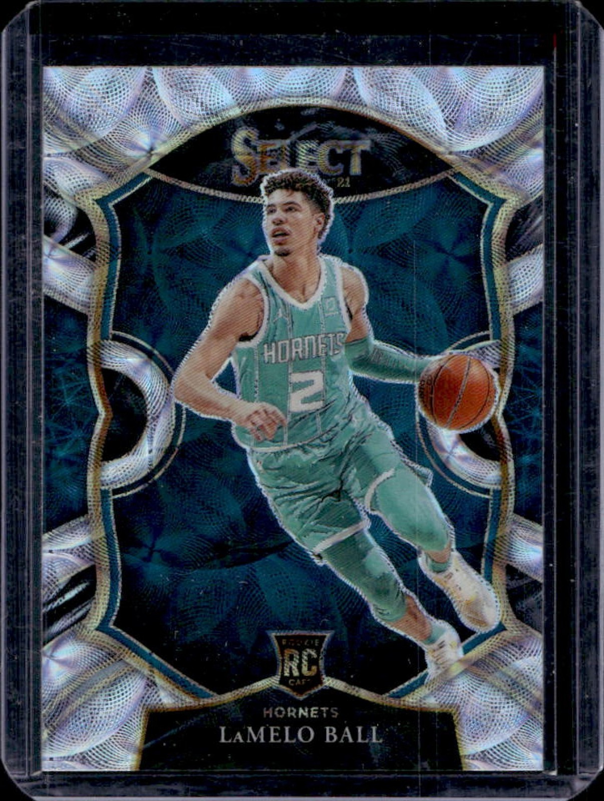 2020-21 Select LaMelo Ball RC Scope Prizm Concourse #63 Hornets