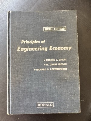 Principles of Engineering Economic Analysis