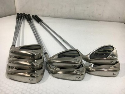 PRGR RED Titanium Face Iron Set 7pcs 5-PW, AW Soft Steel Flex M-37
