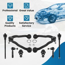 8x Front Upper Control Arms Tie Rods For 2004 2005 2006 Gmc Sierra 1500 Rwd 8x Front Upper Control Arms Tie Rods For 2004 2005 2006 Gmc Sierra 1500 Rwd