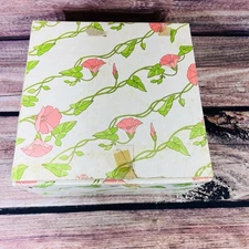 Toscany Collection pink Morning Glory 2723 Portsmouth Luncheon Plate/cup Set