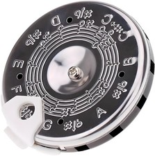Pitch Pipe Tuner A Precise 13 Note Chromatic C-C Scale From Chrome, Metallic