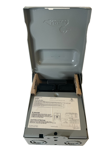 Midwest U065P Trennschalter, A/C, Pull Out, 60A, 1P, 240VAC, Metallbox - Bild 3 von 5