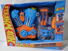 Hot Wheels Turbo Power Engine Assembleable Engine Kit 20pc Light Sound New Hot Wheels Turbo Power Engine Assembleable Engine Kit 20pc Light Sound New