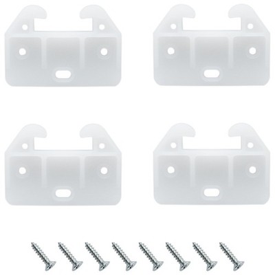 10 Pcs Plastic Drawer Guides Drawer Track Guides Drawer Rail for Dressers Hutche
