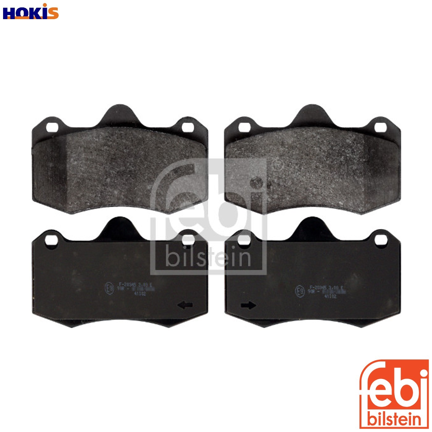 BRAKE PAD SET DISC BRAKE 116207 FOR SEAT IBIZA/Mk/IV/III LOTUS BLZ/BBU 1.8L 4cyl