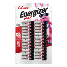 Energizer MAX AAA Alkaline Batteries 48 Pack 1.5V Long Lasting Triple A Bulk